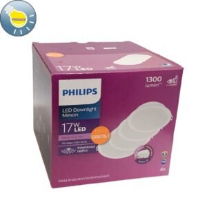 Lampu LED Downlight Meson Panel PHILIPS 17W 6500K Putih 3 Gratis 1