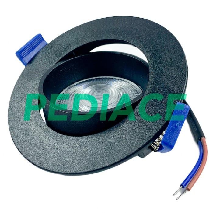 Downlight LED COB Inbow Plafond Hitam 5 Watt 220V Warm White 3000K - Image 2