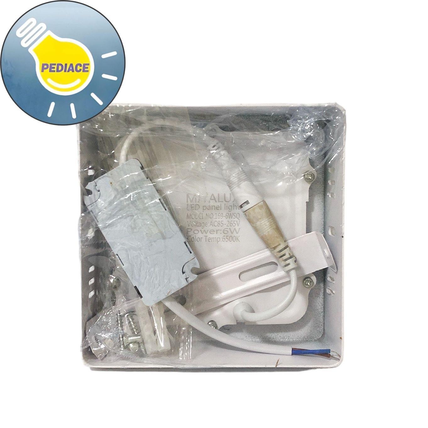 Lampu LED Downlight 6W Panel Kotak Outbow MIYALUX 6 Watt - Putih 6500K - Image 3