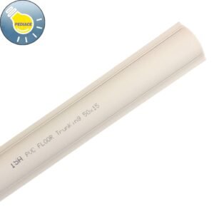 Kabel Duct Oval / Curva 50x15 PVC Floor Trunking ISA Panjang 1 Meter