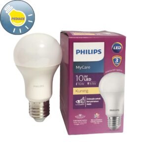 Lampu Bohlam LED 10 Watt 10W E27 PHILIPS MyCare Cahaya Kuning 3000K