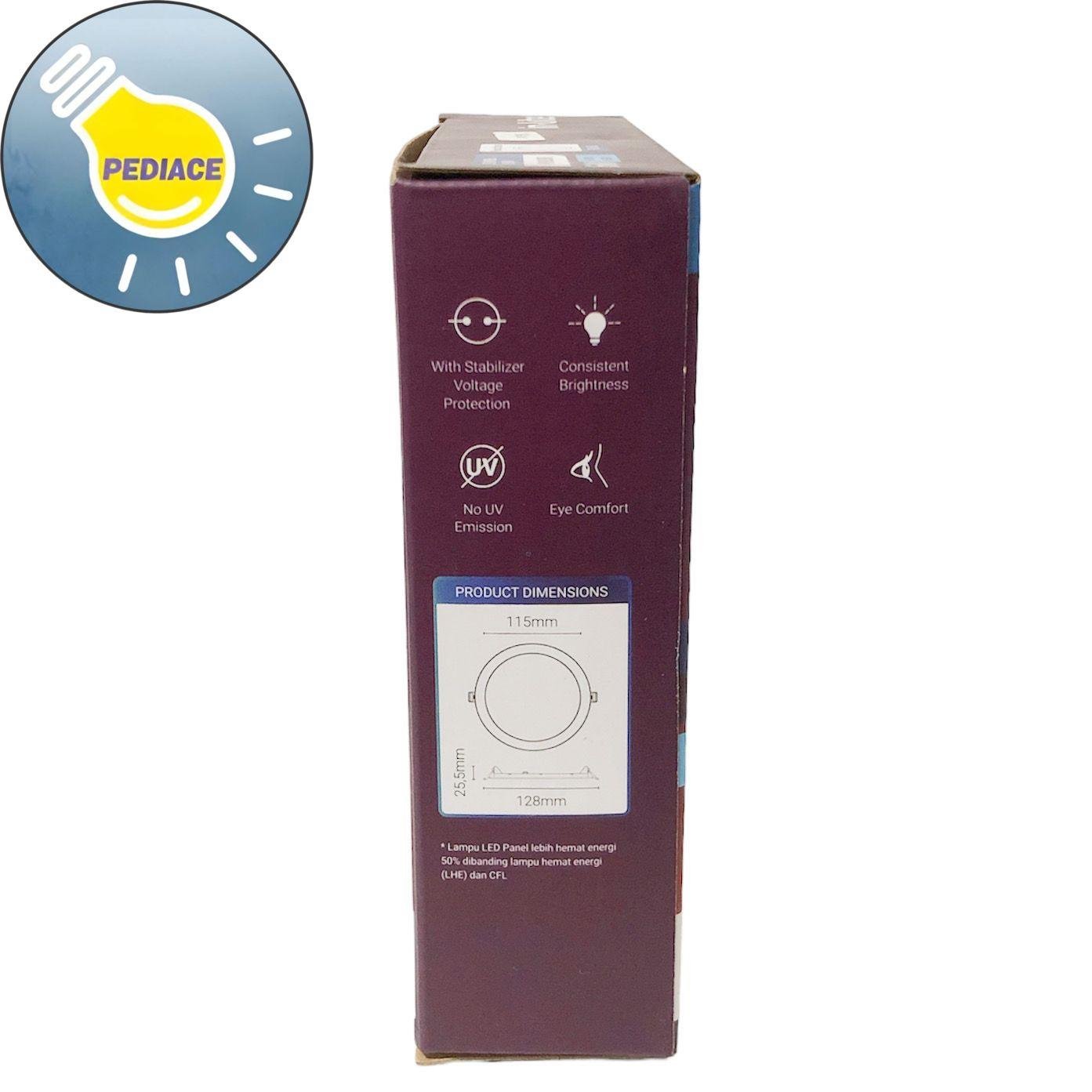 Lampu LED Panel Light Bulat 6 Watt Inlite Inbow Cool Daylight 6500K - Image 5