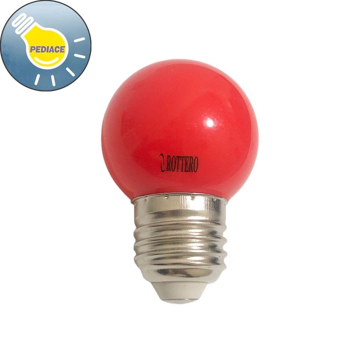 Lampu LED Bulb Dekorasi 1W E27 ROTTERO 1 Watt Lampu Hias 80lm - Merah - Image 2