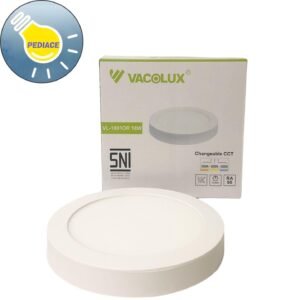 Lampu LED Panel Light 18W VACOLUX Bulat Tempel / Outbow Changeable CCT