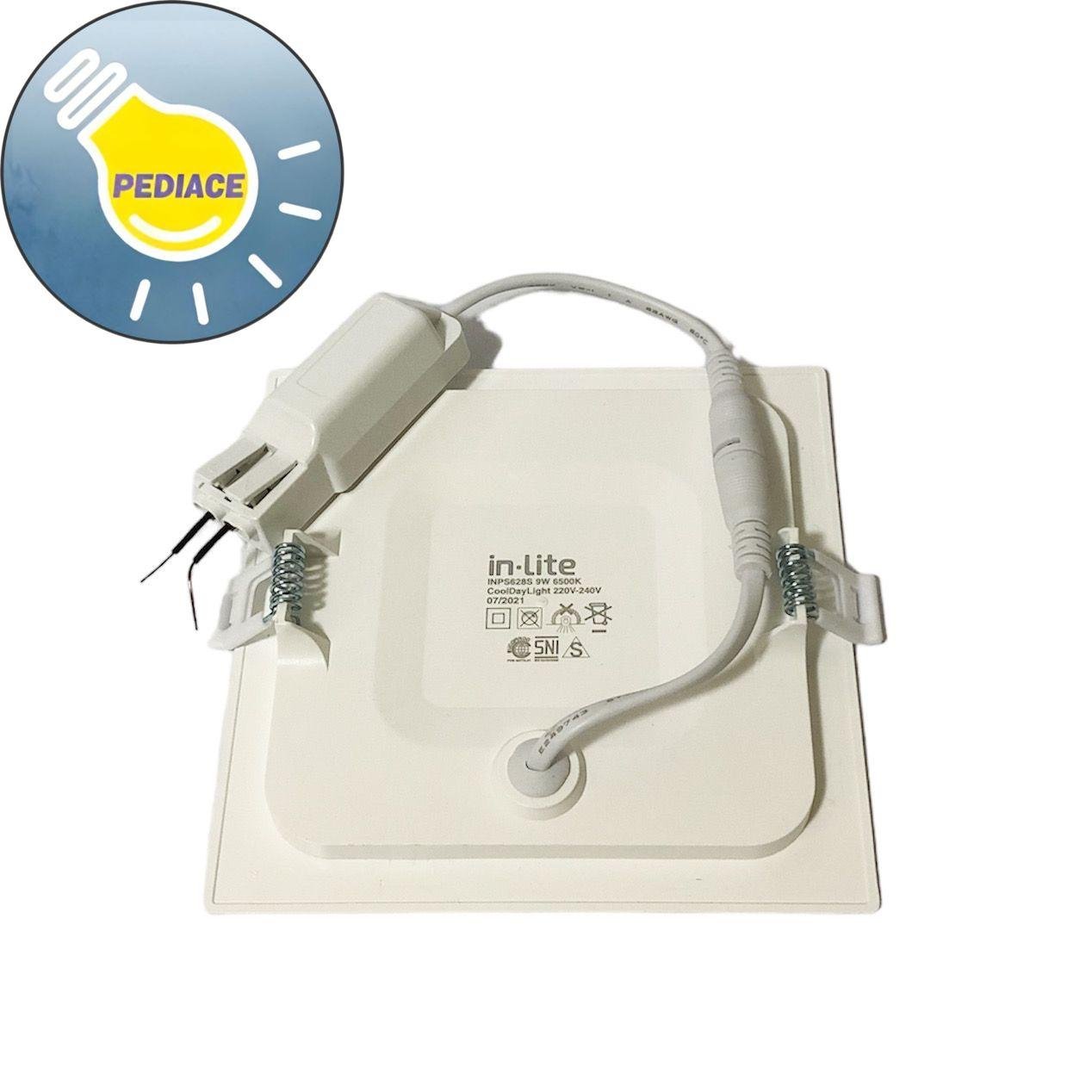 Lampu LED Panel Light Kotak 9Watt Inlite Inbow SNI COOL DAYLIGHT 6500K - Image 3