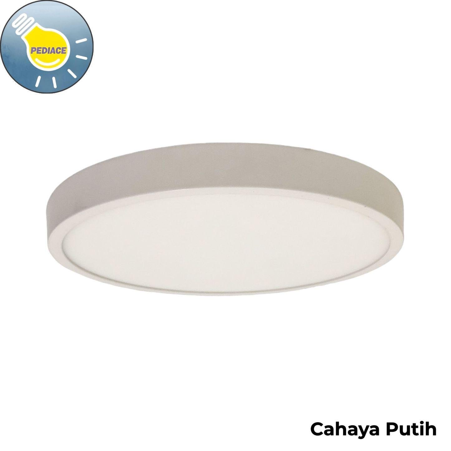 Lampu LED Panel Downlight 30W KIM Bulat Outbow Tempel 30 Watt Cahaya Putih