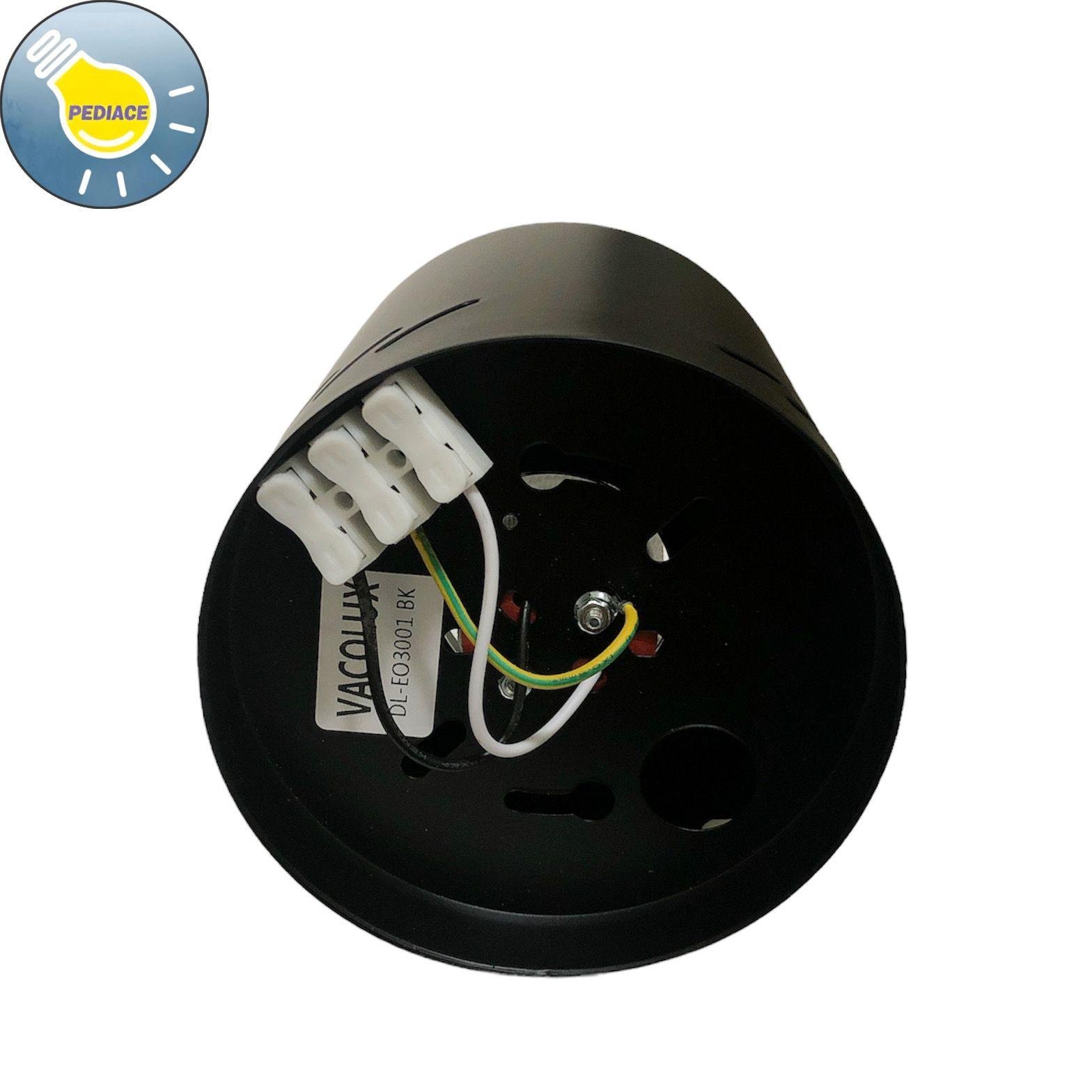 Kap Lampu Downlight Outbow Tempel OB Bulat Hitam 3" 3 Inch Fitting E27 - Image 4