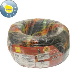 Kabel Listrik Flexible NYLHY 2x0.75 KITANI Serabut 50 Meter - Hitam