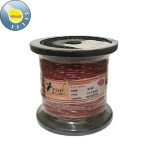Kabel Serabut NYAF 0.5mm TOP MAJOR 1 Roll 100 Meter - Merah