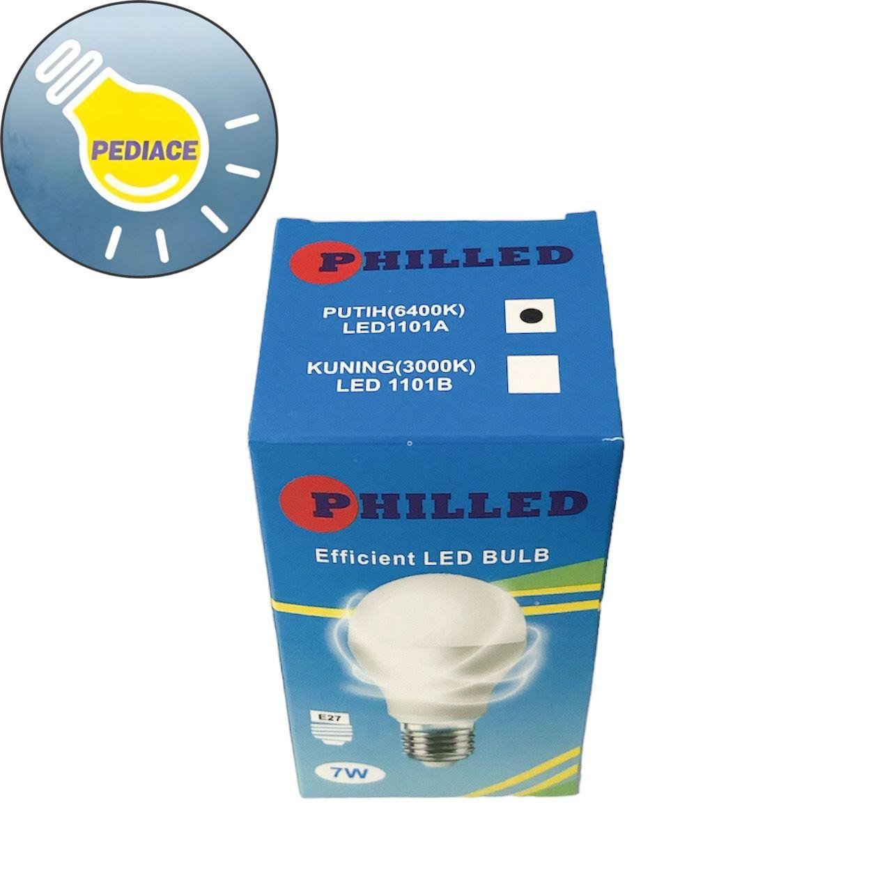 Lampu LED Bulb Philled 7 Watt E27 Cahaya Putih 6400K - Image 3