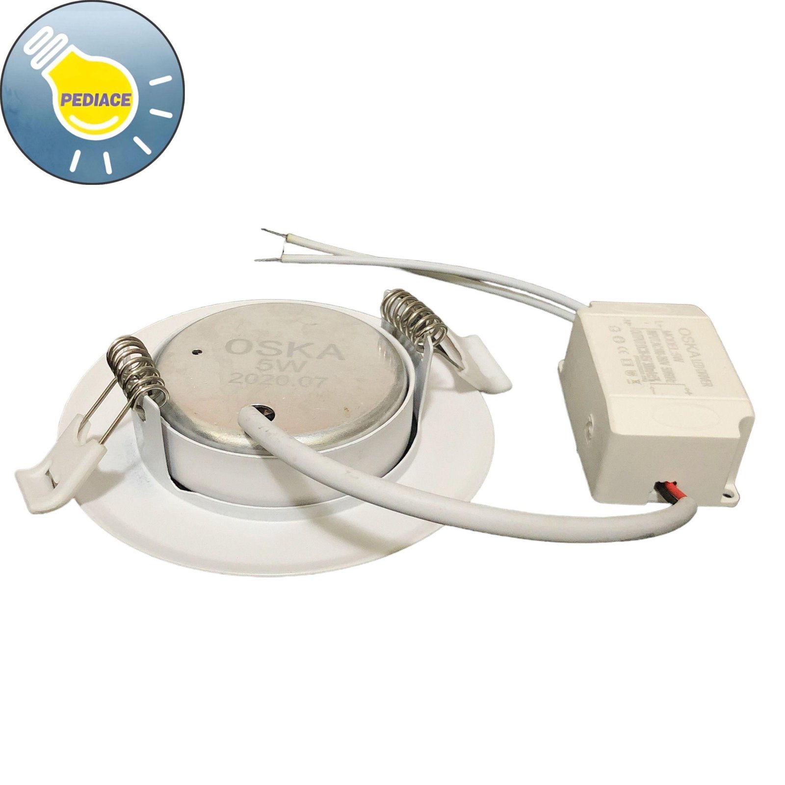 Lampu Downlight 5W OSKA LED COB 5 Watt Ceiling Spotlight 3000K Kuning - Image 3