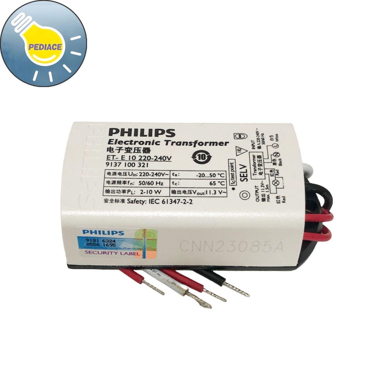 PHILIPS BALLAST TRAFO ELECTRONIC TRANSFORMER 10 Watt ET-E 10W/220-240V - Image 2