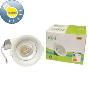 Lampu Plafon LED Downlight 9W KIM COB 9 Watt Inbow Cahaya Kuning 3000K