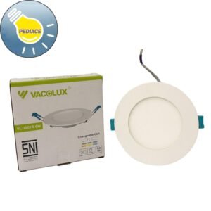 Lampu LED Panel Light 6W VACOLUX Bulat Tanam / Inbow Changeable CCT