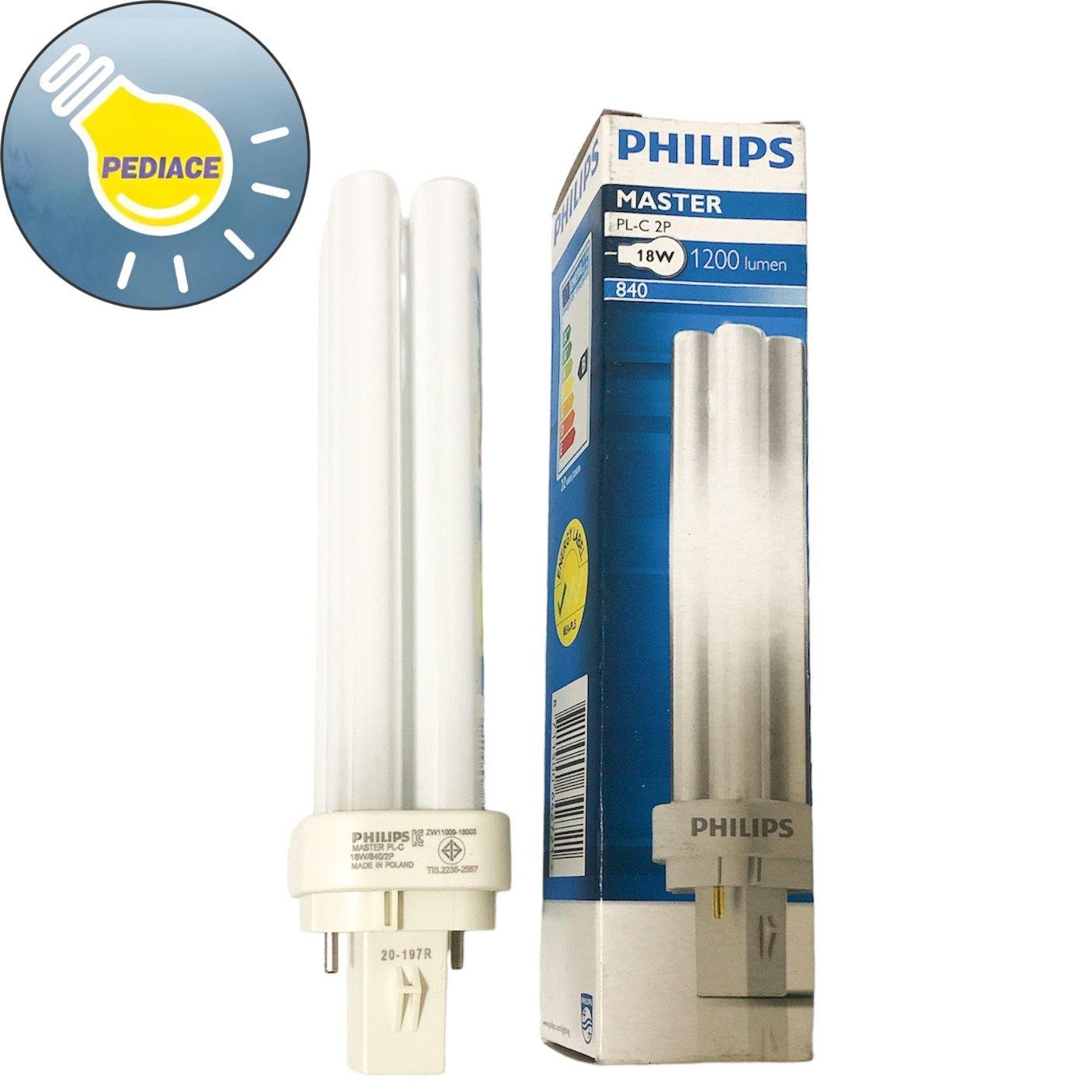 Lampu Tusuk 18 Watt G24 PHILIPS Master PL-C 2P 840 Natural White 4000K
