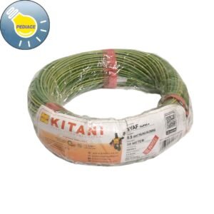 Kabel Serabut NYAF 0.5mm 50M KITANI 1 Roll 50 Meter - Hijau Kuning