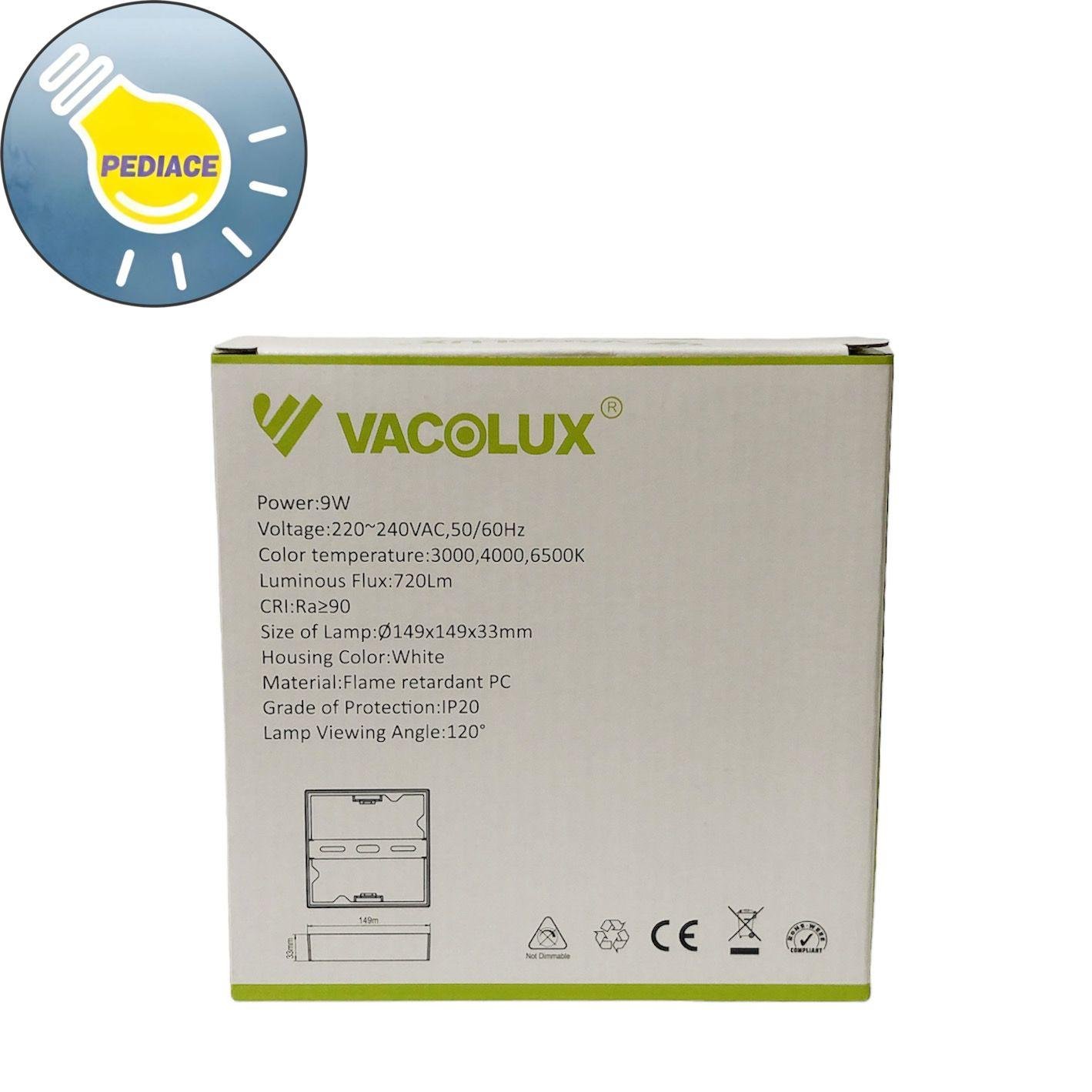 Kap Outbow Tanpa Lampu Khusus VACOLUX 9 Watt - Kotak / Square - Image 3