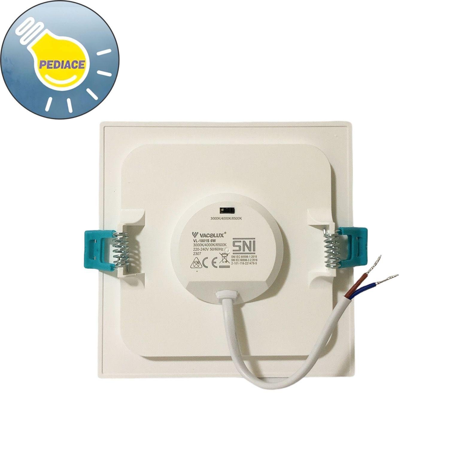 Lampu LED Panel Light 6W VACOLUX Kotak Tanam / Inbow Changeable CCT - Image 3