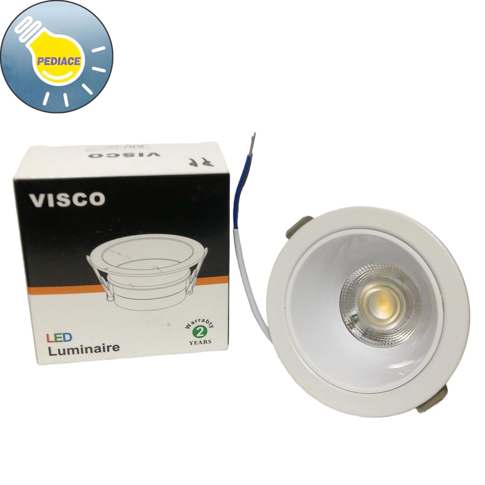 Lampu Downlight Inbow 7 Watt VISCO RoHs HL-660 Putih 6000K