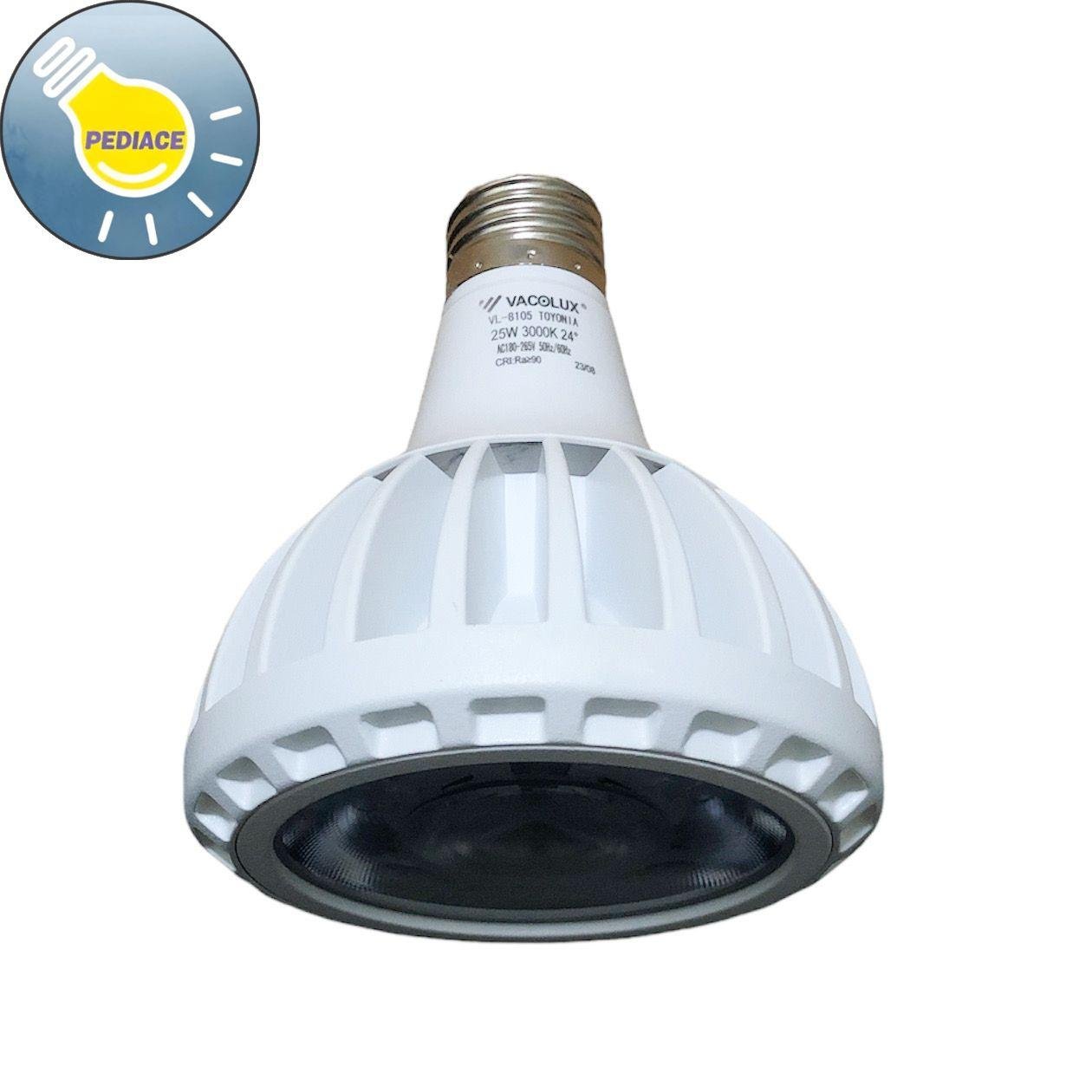 Lampu LED Spotlight PAR30 25W E27 VACOLUX VL-8105 Kuning 3000K SNI - Image 2