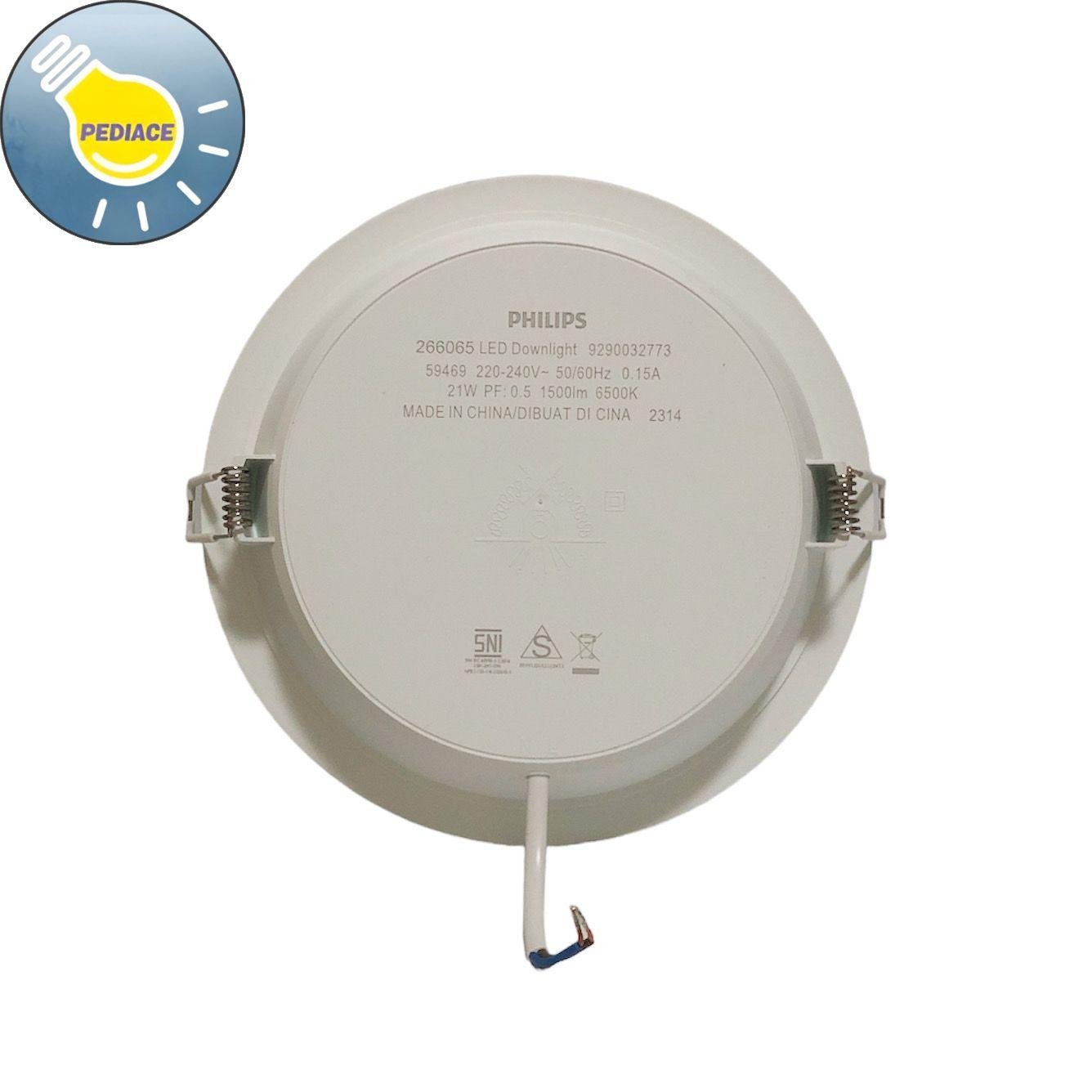 Lampu LED Downlight Meson Panel PHILIPS 21W 6500K Putih 3 Gratis 1 - Image 3