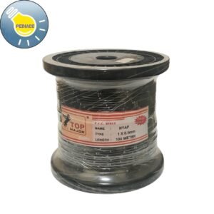 Kabel Serabut NYAF 0.5mm TOP MAJOR 1 Roll 100 Meter - Hitam
