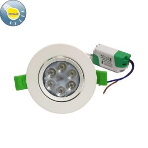 Lampu LED Downlight Inbow Tanam KINGTAS 6 Watt 6 Mata Putih/ White 10000K