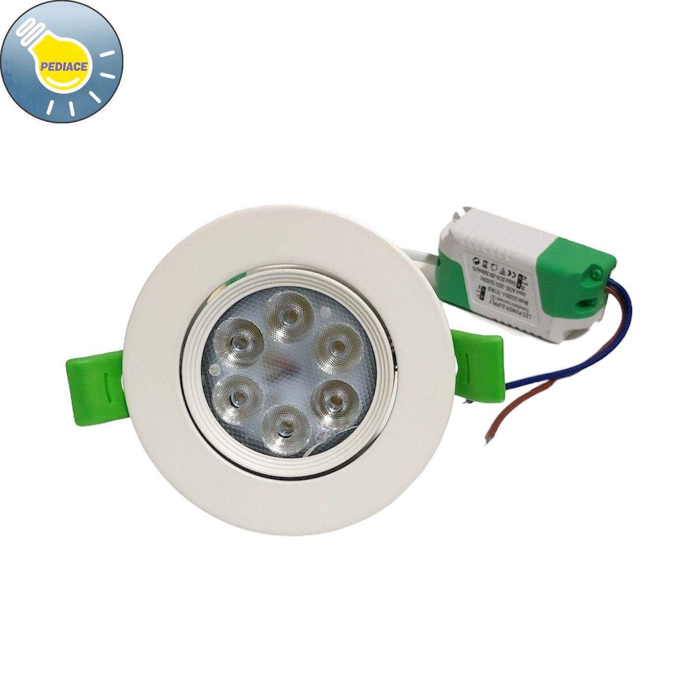 Lampu LED Downlight Inbow Tanam KINGTAS 6 Watt 6 Mata Putih/ White 10000K